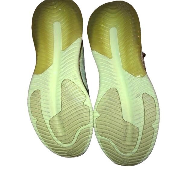 ASICS =T888N-KENUN WOMENS YELLOW MESH ATHLETIC RUNNING SNEAKER SHOES SIZE 9 - Picture 6 of 7